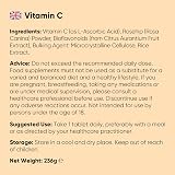 WeightWorld Vitamin C Tablets 1000mg 180 Count Vegan Rosehips & Bioflavonoids view 7