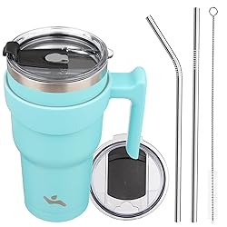 Konokyo 30 oz Tumbler with Handle and 2 Straw 2
