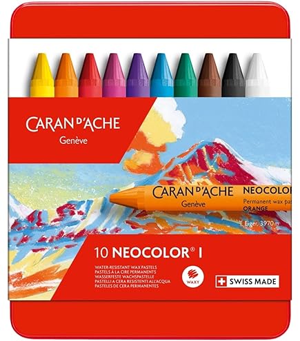 Amazon.com: Caran d'Ache Classic Neocolor II Water-Soluble Pastels