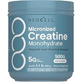 NeoCell Creatine Monohydrate Powder | 1.1 lb | Unflavored | Micronized Supplement | for Women and Men