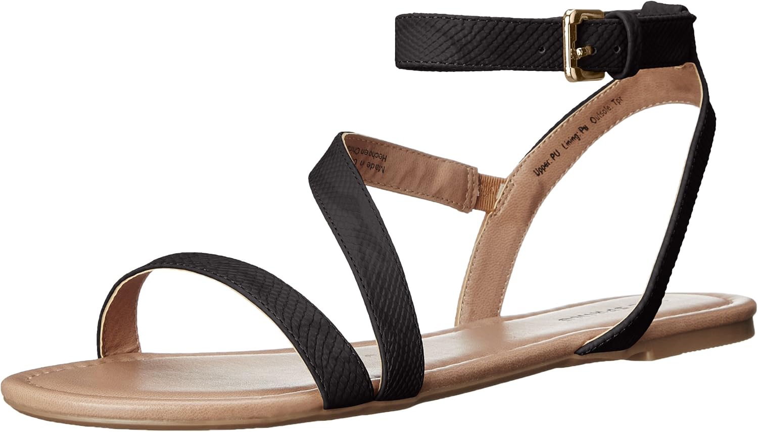 CALL IT SPRING Women's BELLANA Flat Sandal, Black Miscellaneous, 10 M US Amazon.co.uk Shoes & Bags