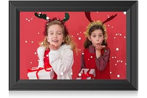 SAMMIX Digital Picture Frame WiFi Digital Photo Frame, 10.1 Inch IPS HD Touch Screen 16GB Smart Cloud Photo Frame Electronic, Slideshow, Auto-Rotate, Easy Setup to Send Pictures and Video with APP