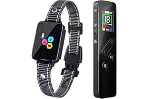 DALI ENERGY CAT Cat Training Collar Cat Bark Collar with Remote Electric Cats Shock Collar 3300FT IP67 Waterproof 3 Training Modes Beep Vibration Shock Mode Top Meowing Effective for Bad Behavior Black