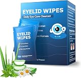 ProCIV 60Pcs Tea Tree Eyelid Wipes for Blepharitis Eyelid Cleaning