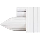 Nautica - Queen Size Sheet Set, Crisp & Tailored Cooling Sheets with a Smooth Cotton Percale Lightweight Feel - Bed Sheets with Matching Pillowcases & Fitted Sheet (Skippers Island Light Blue)