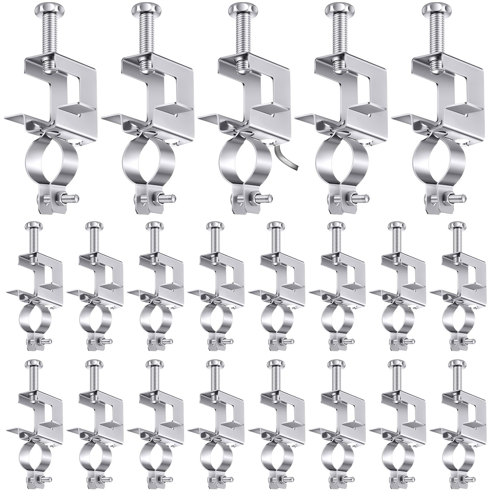 Pasimy 20 Pcs 4/5" -1" Cable Clamp for Pipe Conduit
