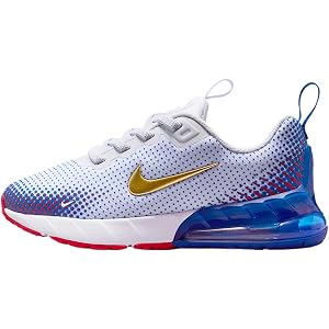 Nike Air Max Phoenix Little Kids' Shoes (White/Game Royal/University Red/Metallic Gold)
