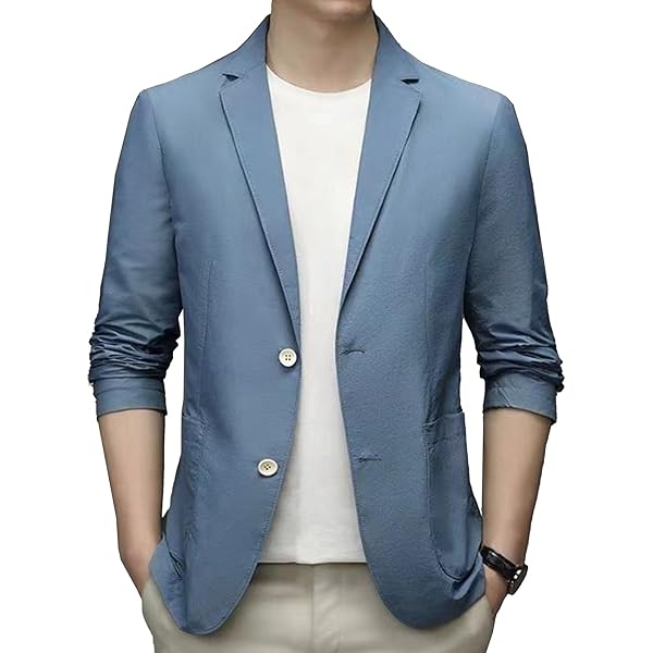 New Men's Suit Jacket Ultra-Thin Breathable High Elastic