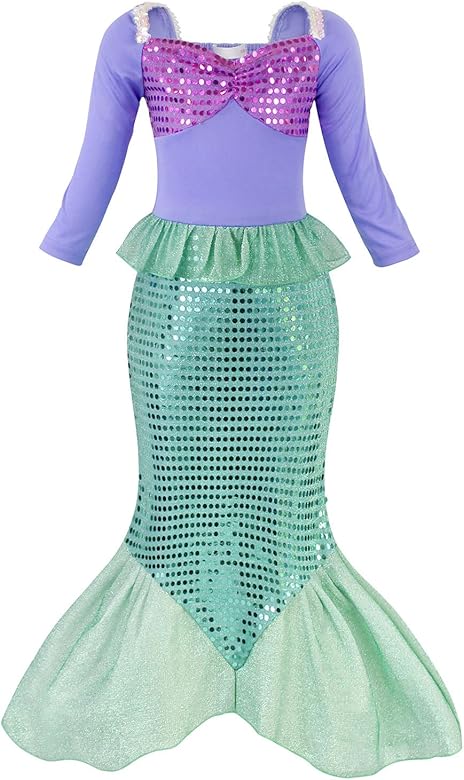 ariel birthday dress for girl