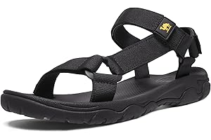 CAMELSPORTS Men's Hiking Sandals Open Toe Outdoor Beach Sandal Waterproof Sport Sandals Water Shoes for Athletic Walking