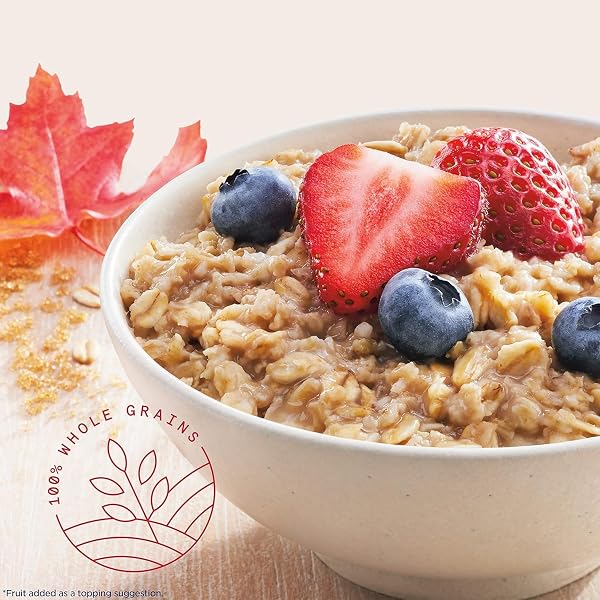 QUAKER PROTEIN INSTANT OATMEAL, MAPLE BROWN SUGAR, 12G PROTEIN PER SERVING, WHOLE GRAINS, NO ARTIFICIAL FLAVORS, NO ADDED COLORS, 2.11 OZ PACKETS, (6 PACK)