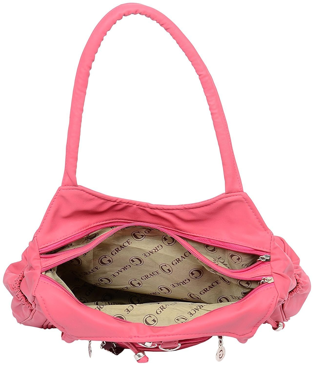 tiptop pu women's handbag (pink, ckrk111)