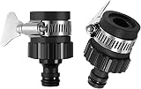 ZhiheHui 2 Pcs 16 mm Universal Tap Connector Adapter Mixer Hose Fitting view 1