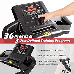 ADVENOR Treadmill Motorized Treadmills 2.5 HP