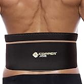 Copper Joe Adjustable Lumbar Back Brace for Men &amp; Women &ndash; Copper-Infused Lower Back &amp; Lumbar Support Belt for Muscle Strain, Sciatica, Scoliosis &amp; Everyday Support (Small/Medium)