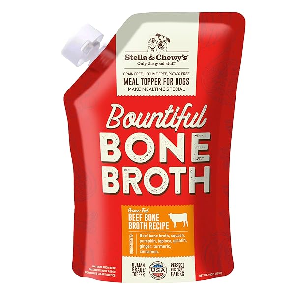 STELLA & CHEWY’S HUMAN-GRADE GRASS-FED BEEF BONE BROTH...
