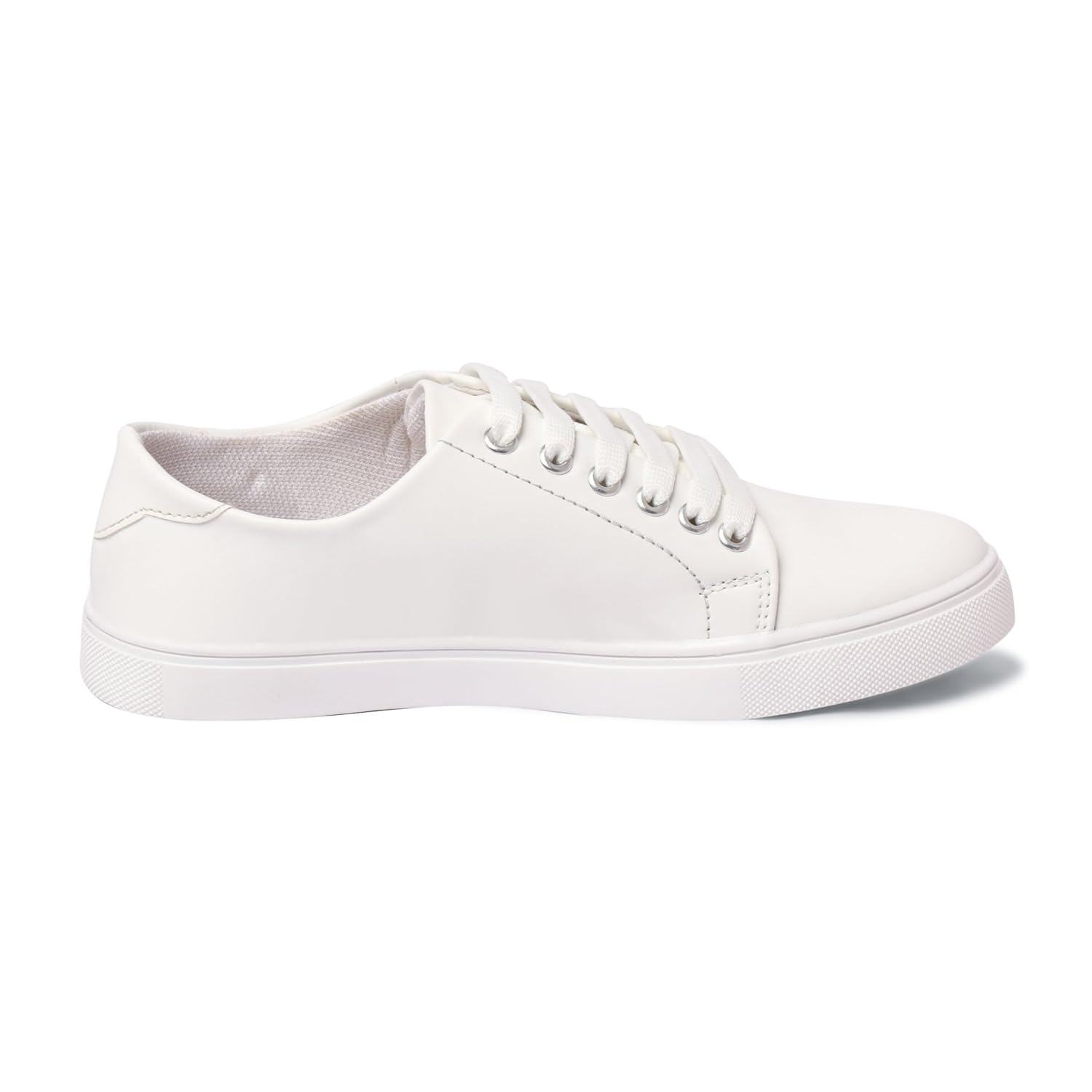 lockey women's white golden star casual sneakers