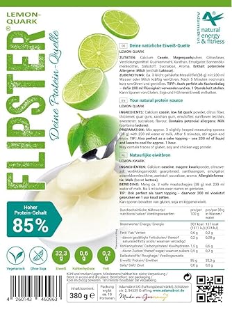Flipster – deine Proteinquelle Instant Joghurt - verschiedene Geschmacksrichtungen (Lemon - Quark)