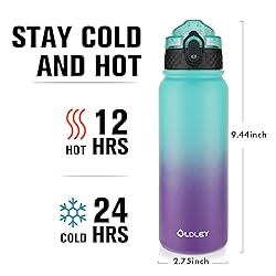 Oldley Insulated Water Bottle 20oz Water Bottles