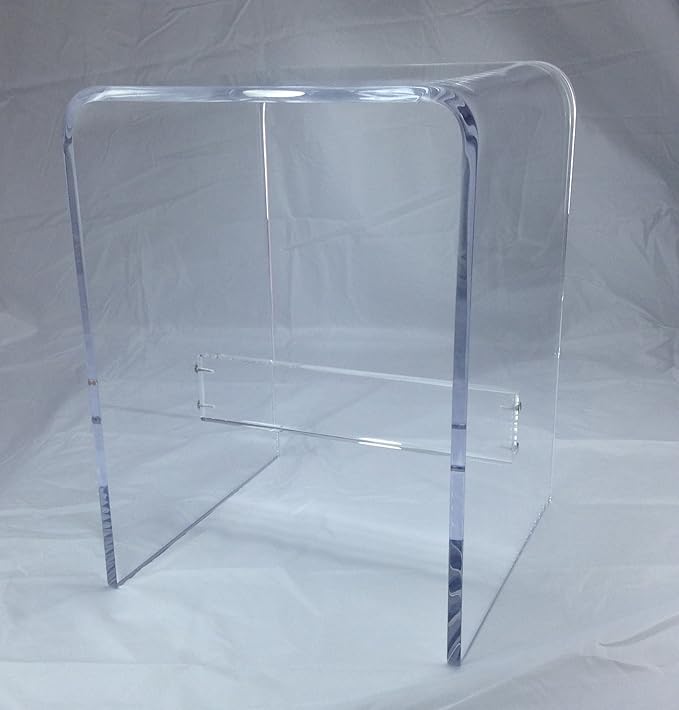 1/2" Clear Acrylic Shower Bench Amazon.co.uk Kitchen & Home