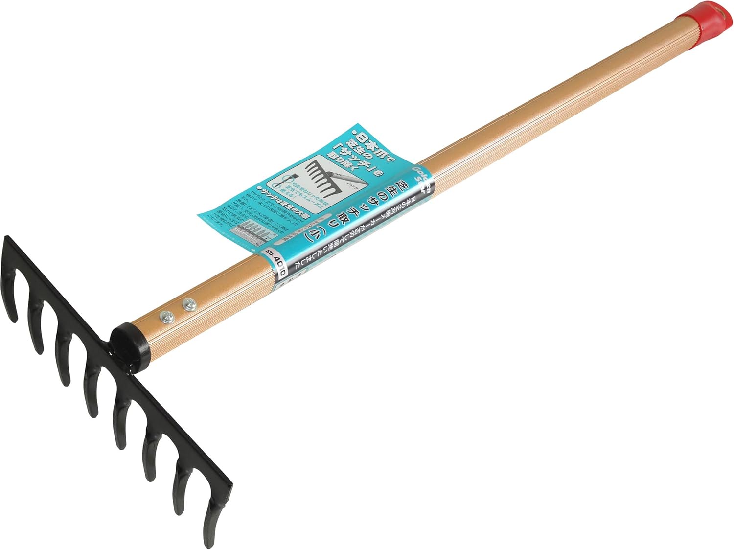 Amazon ゴールデンスター Kinboshi 芝生のサッチ取り 小 8本爪600ｍｍアルミ柄付4010 Diy 工具 ガーデン