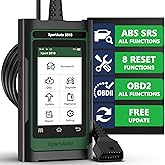 XpertAuto S510 OBD2 Scanner Diagnostic Tool, Car Code Reader and Reset Tool with ABS SRS, 8 Reset Functions, Automotive Scan Tool for OBD II/EOBD Protocol Cars After 1996