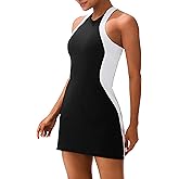 JOYSPELS 2025 Athletic Tennis Golf Dress for Women with Built-in Bra & Separate Shorts Spring Summer Dresses