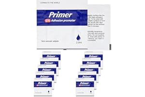MEIHUIJI 10 Pcs Adhesion Promoter, Double Tape Primer Increase High Performance Adhesion Promoter for Automotive, Home Furnishings, Toys, Electronic Products, DIY, Etc