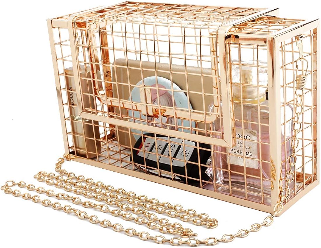 cage clutch bag