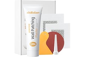 AIDIDAN Drywall Patch Repair Kit with Scraper, 2" Wall Repair Patches Wall Spackle Repair Paste, Wall Mending Agent & Scraper – Quick Fix Solution for Home Wall, Plaster Dent & Wood Scratch Repair