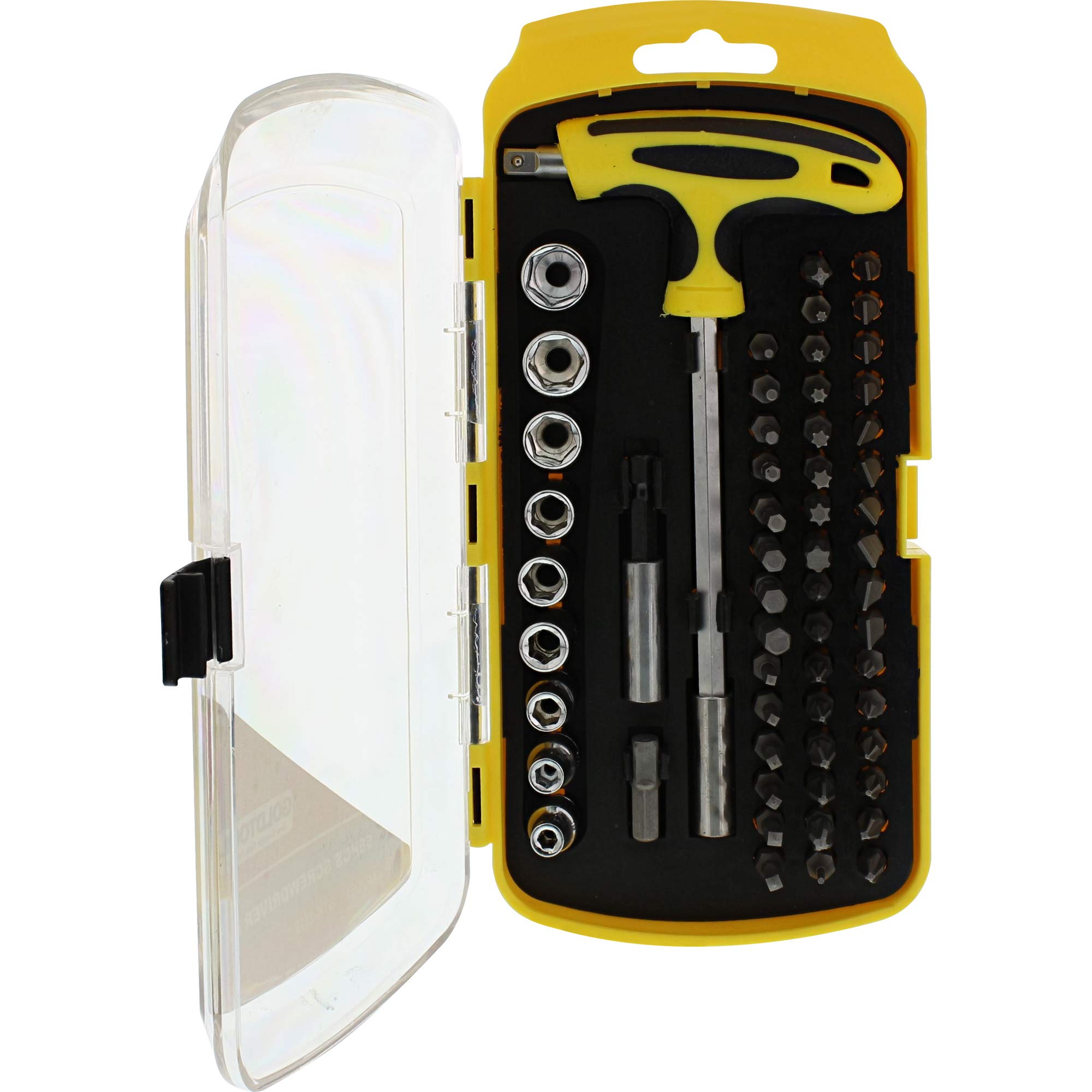 InLine 58 Piece T Handle Screwdriver Bit Set 43077A