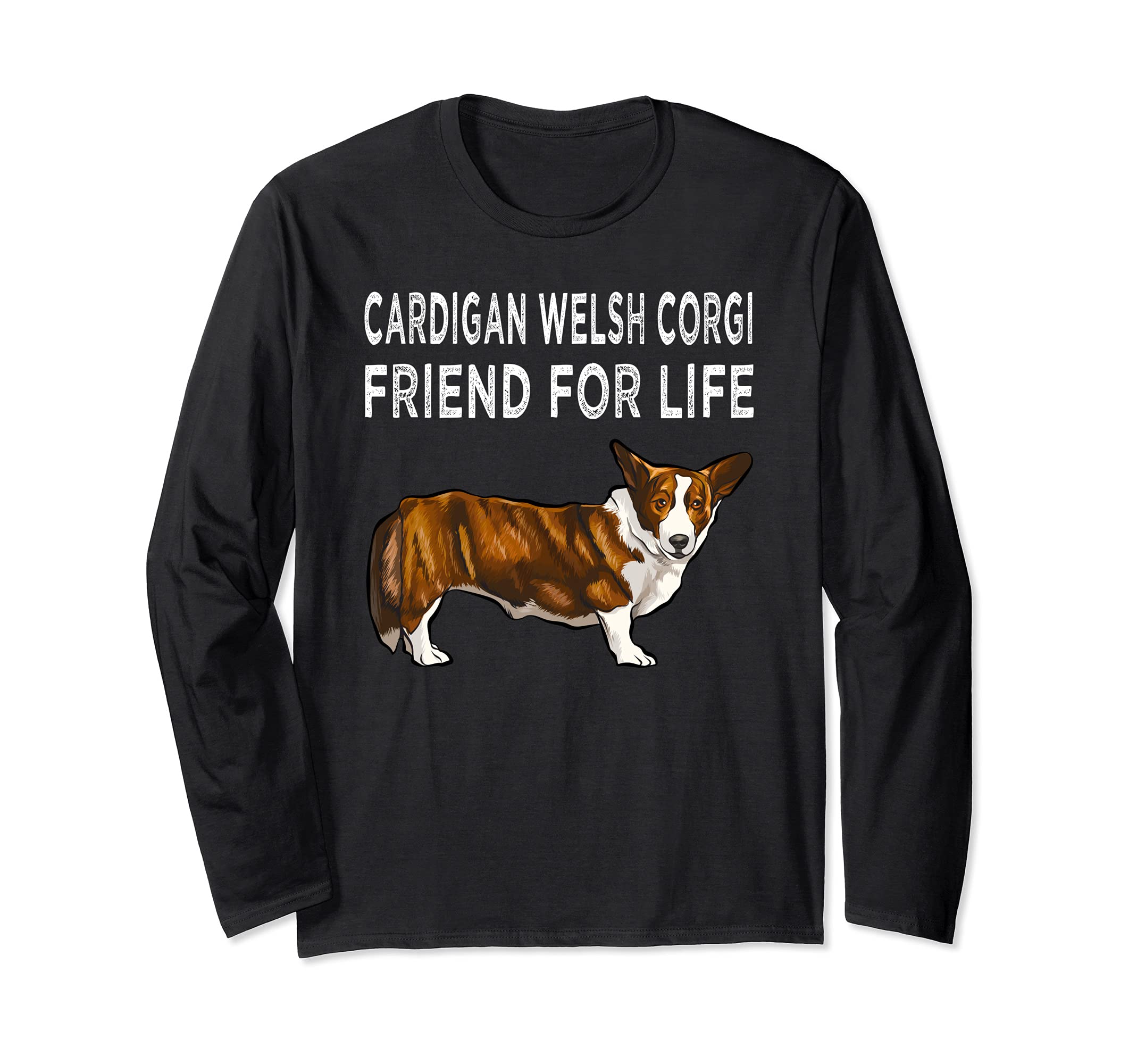 Cardigan Welsh Corgi Friend For Life Dog Friendship Long Sleeve T-Shirt