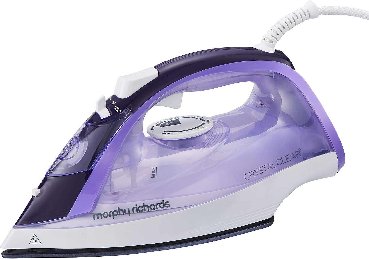 Morphy Richards Crystal Clear Steam Iron, Ceramic Non-stick Soleplate, 115g Steam Boost, 40g Steam Output, Anti Drip
