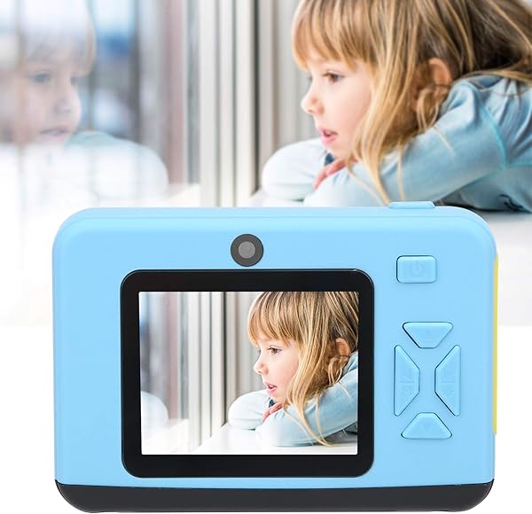 SALALIS Mini Kids Selfie CameraChildren HD Digital Camera20MP 2 0in IPS Display Video Recording Camera Support Front and Rear Dual for Girl Boy Giftblue