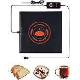 Bread Proofing Mat, Sourdough Hearting Mat, Sourdough Warming Mats with Thermostat Temperature Control, 13.9" x 13.9" Bread Proofer Dough Warmer for Home Kitchen Baking