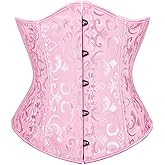 frawirshau Women's 9427 Lace Up Boned Underbust Waist Trainer Corset