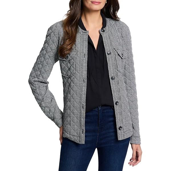 Amazon.com: NIC+ZOE Women's Long Fringe Mix Knit Jacket, Black