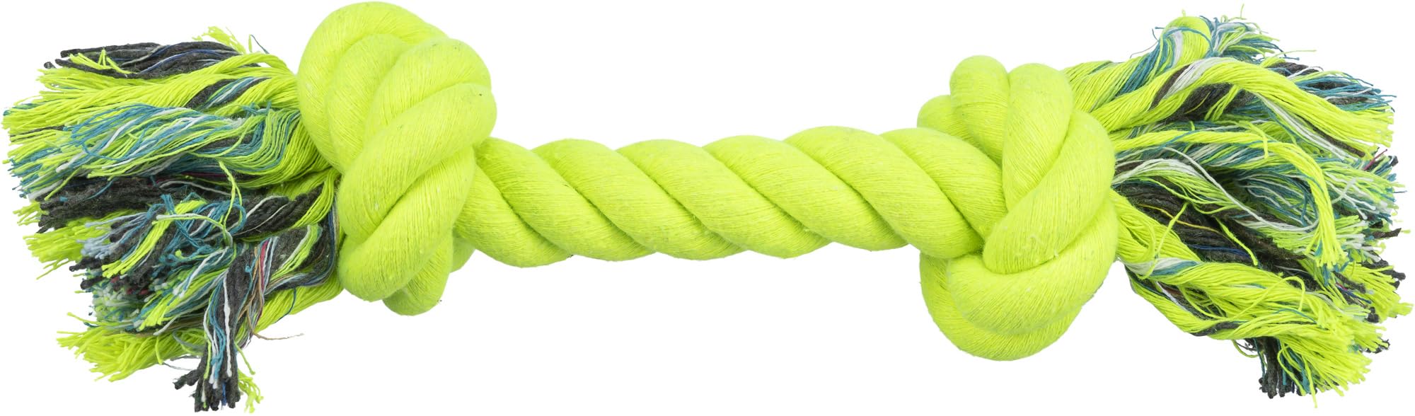 TRIXIE Play Rope for Dogs, 3273, Lime, Cotton/Polyester, 37 cm, for Fetching and Tug-of-War