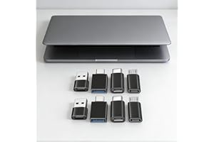 USB C Adapter Set, 8-Pack USB to USB C and Micro USB to USB C Converters for Laptop, Car, Phone, PC, Headphone
