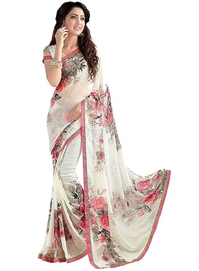 Women's Art Silk Saree With Blouse Piece (GLE-APSRA_Multicolored)