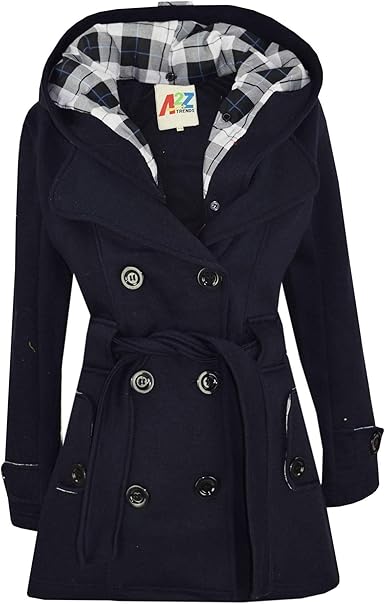 girls navy trench coat
