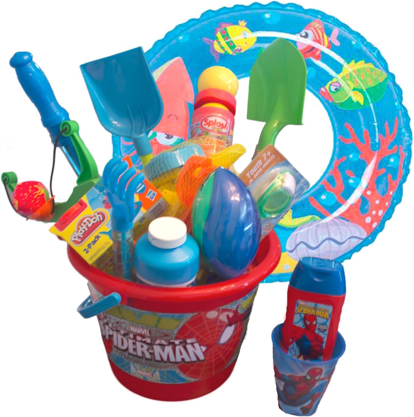 spiderman bucket and spade