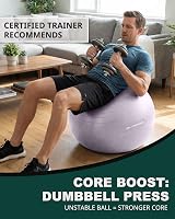 Trideer Exercise Ball Anti-Burst Gym Ball with Pump 45-85 cm 330 lb view 9