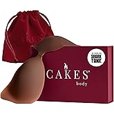 CAKES Body® Adhesive Strapless Bra - Reusable CAKES™ Sticky Bra For Fuller Looking Seamless Shape