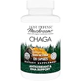 Host Defense Chaga Capsules, Immune System Support, 120 Capsules | Immune System Support, Chaga Mushroom Capsules for Antioxidant Activity Support, Dietary Mushroom Supplement, 60 Servings