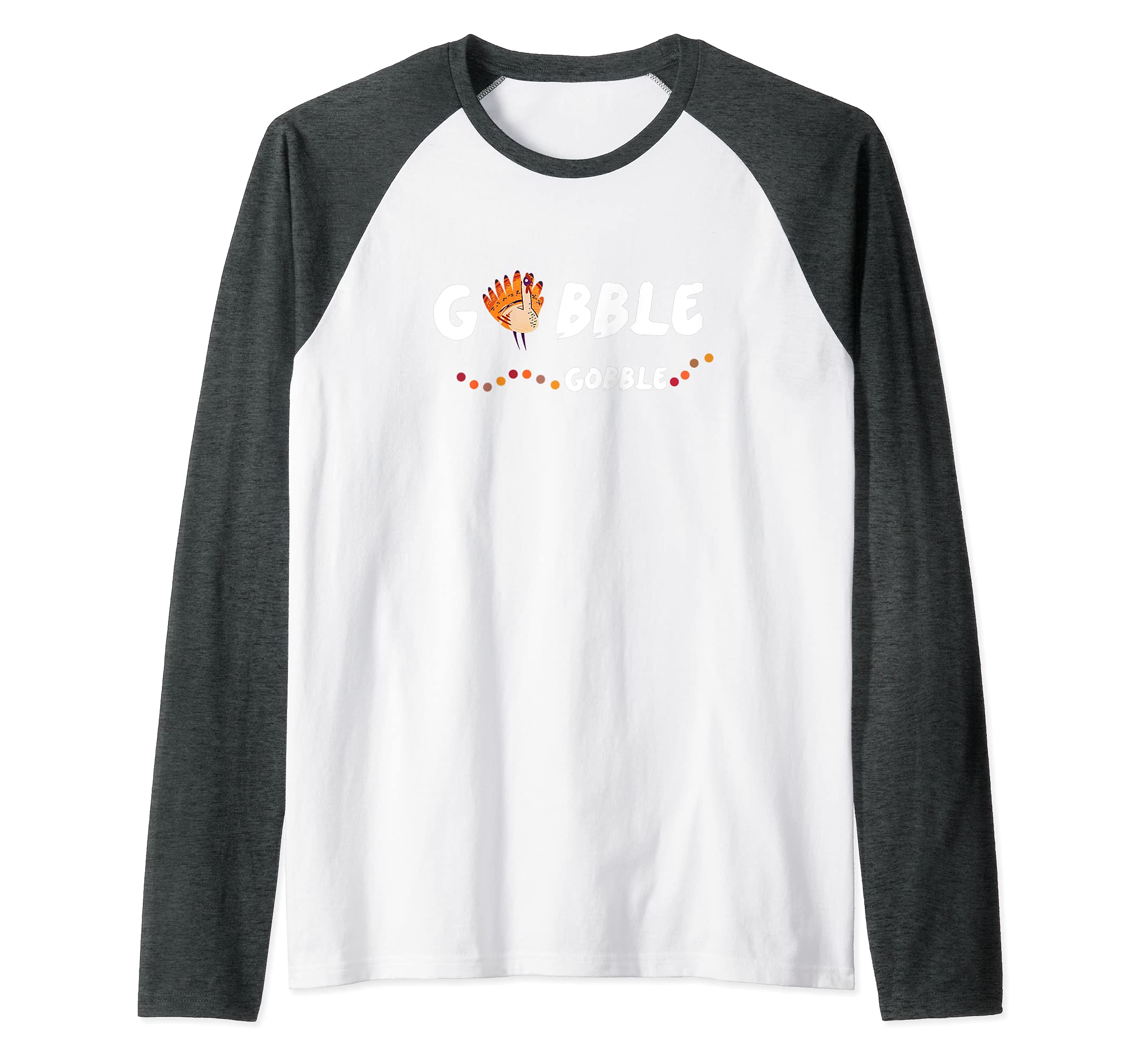 Gobble Gobble Thanksgiving Raglan Baseball Tee