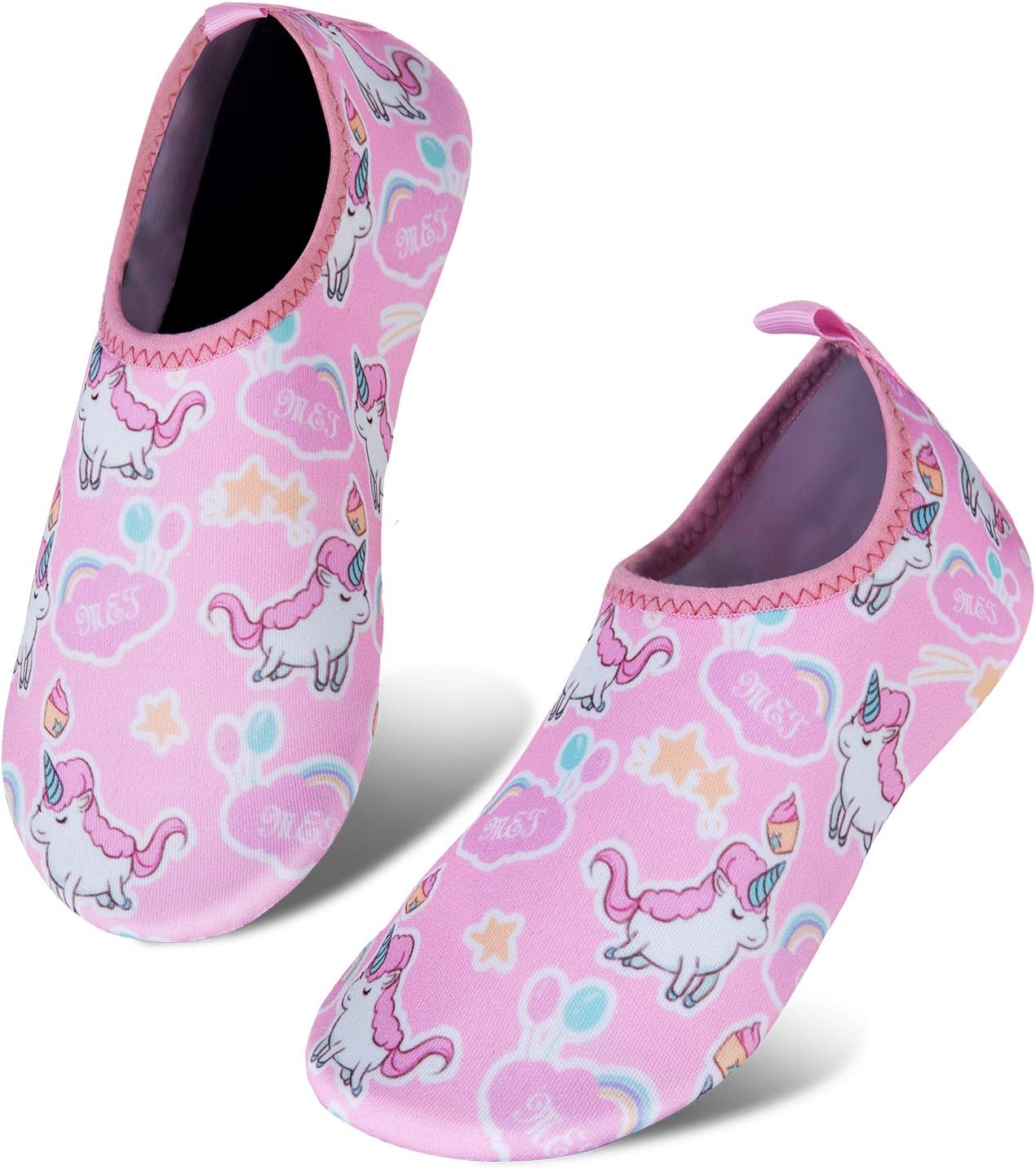 Kids Swim Water Shoes Non-Slip Quick Dry Barefoot Aqua Pool Socks Shoes for Boys & Girls Toddler