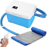 Ice Machine for Back Belly Lumbar Surgery | Wireless Remote &amp; Temp Monitor &amp; Adjustable Timer &amp; Power-Saving Mode &amp; LED Screen, Replacement Cold Therapy Compression Pad, Cryotherapy Pain Relief