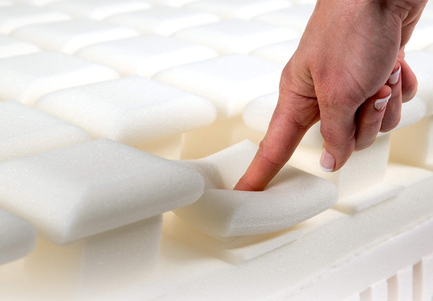 Luxi3n1 Adjustable Foam Mattress, Each Side Adjusts Separately For SOFT-MED-FIRM, Shape Matching Technology For Superior Pressure Relief, 5 Layer - Cool Air Flow Column Grid, CertiPUR-US, Cal King: Kitchen & Dining