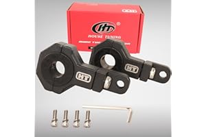 HOUSE TUNING Bar Clamp 0.75inch 0.875inch 1.0inch 1.125inch 1.25inch Universal 360 Degree Mount Bar Clamp Bracket for Diamete